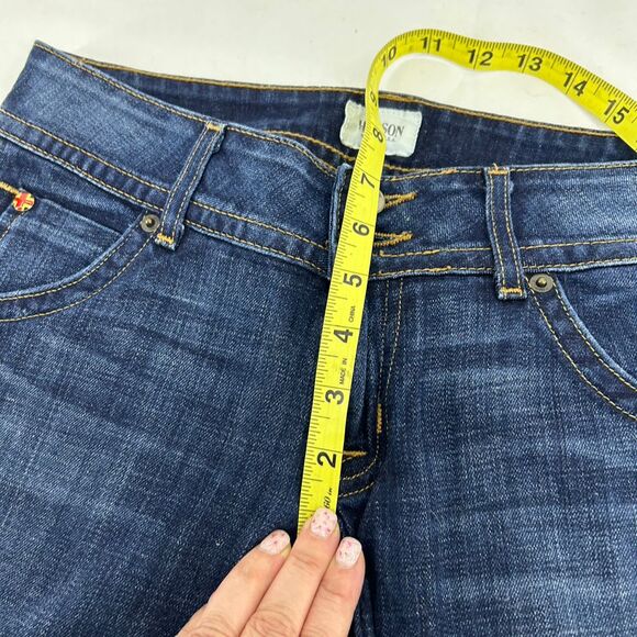 Hudson Women's Bootcut Flap Pocket Jeans Blue Denim Classic Style Size 27 - Picture 9 of 10
